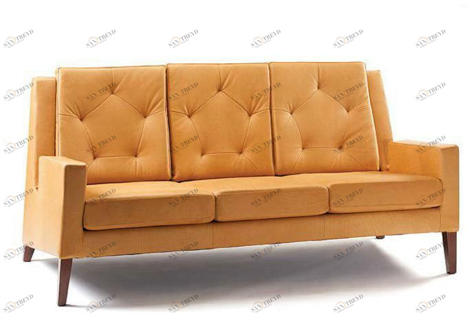 Mambo Unlimited Ideas 3-х местный кожаный диван Geo sun-id-1470322