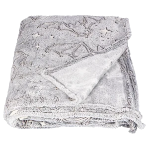 Плед светящийся The Bats 140x200 см фланель цвет серый