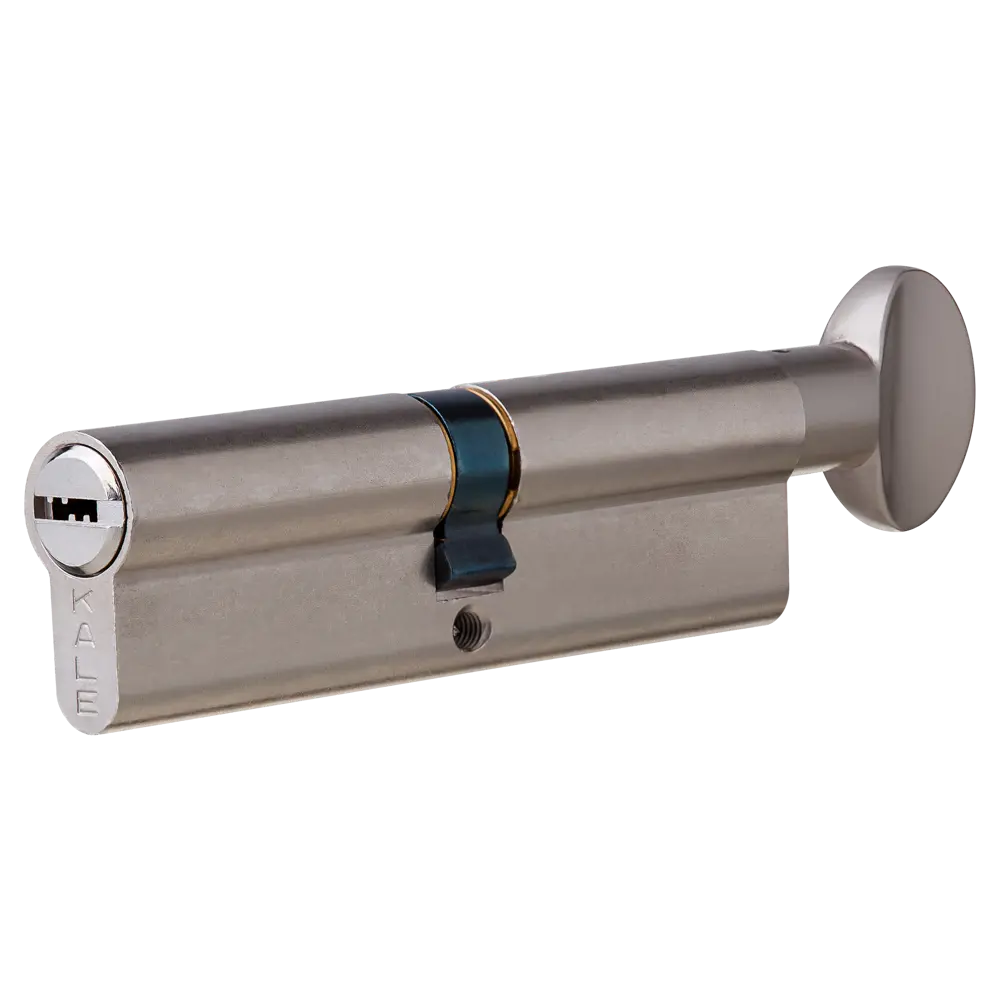 Цилиндр Kale 164BM-100-C-NP, 45х45 мм, ключ/вертушка, цвет никель 82394702 STLM-2031380 