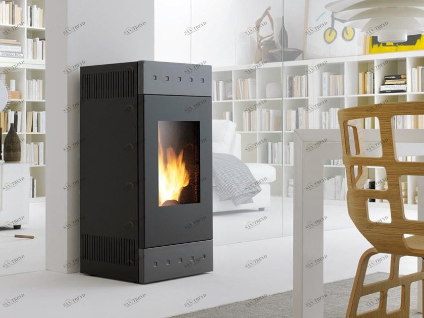 CAMINETTI MONTEGRAPPA Настенная печь на стальных гранулах Tile sun-id-1402382