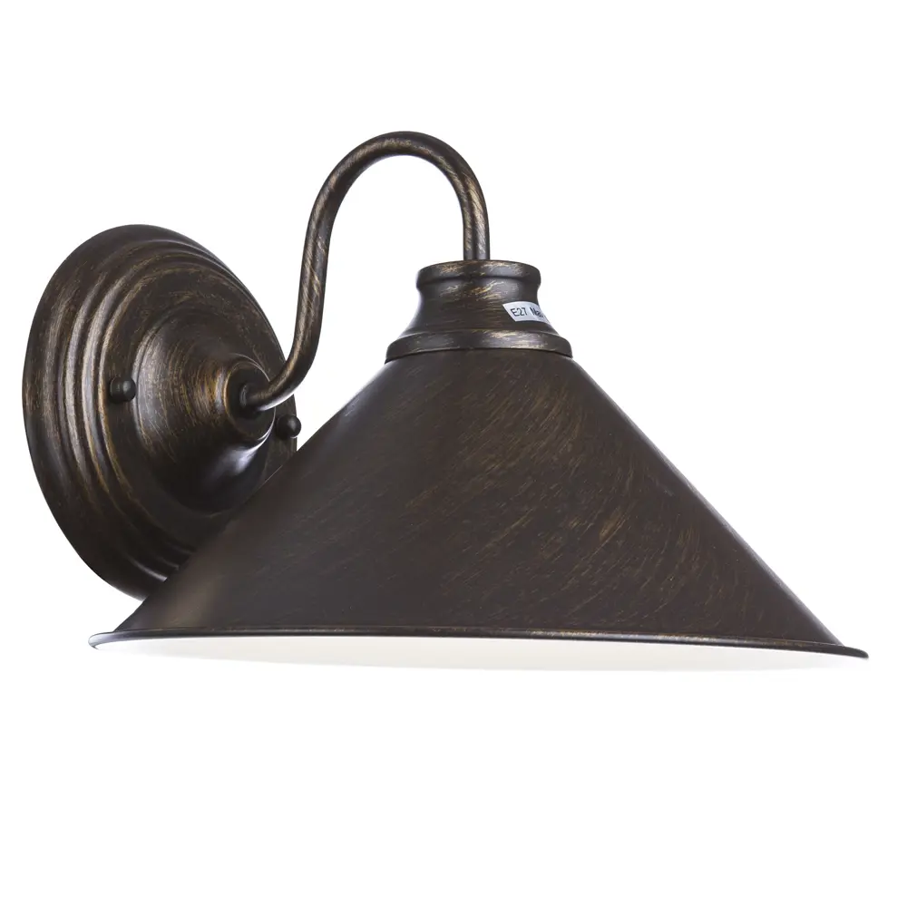 Бра Cone 1xE27x60 Вт, металл, цвет коричневый Arte Lamp STLM-2207672