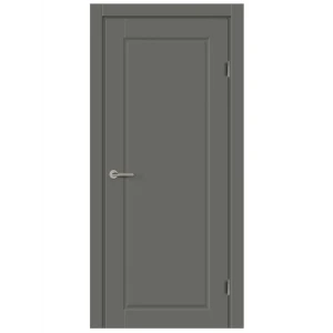 Комплект двери Пьемонт глухая 60x200 см Hardflex цвет стиппл грей без доборов