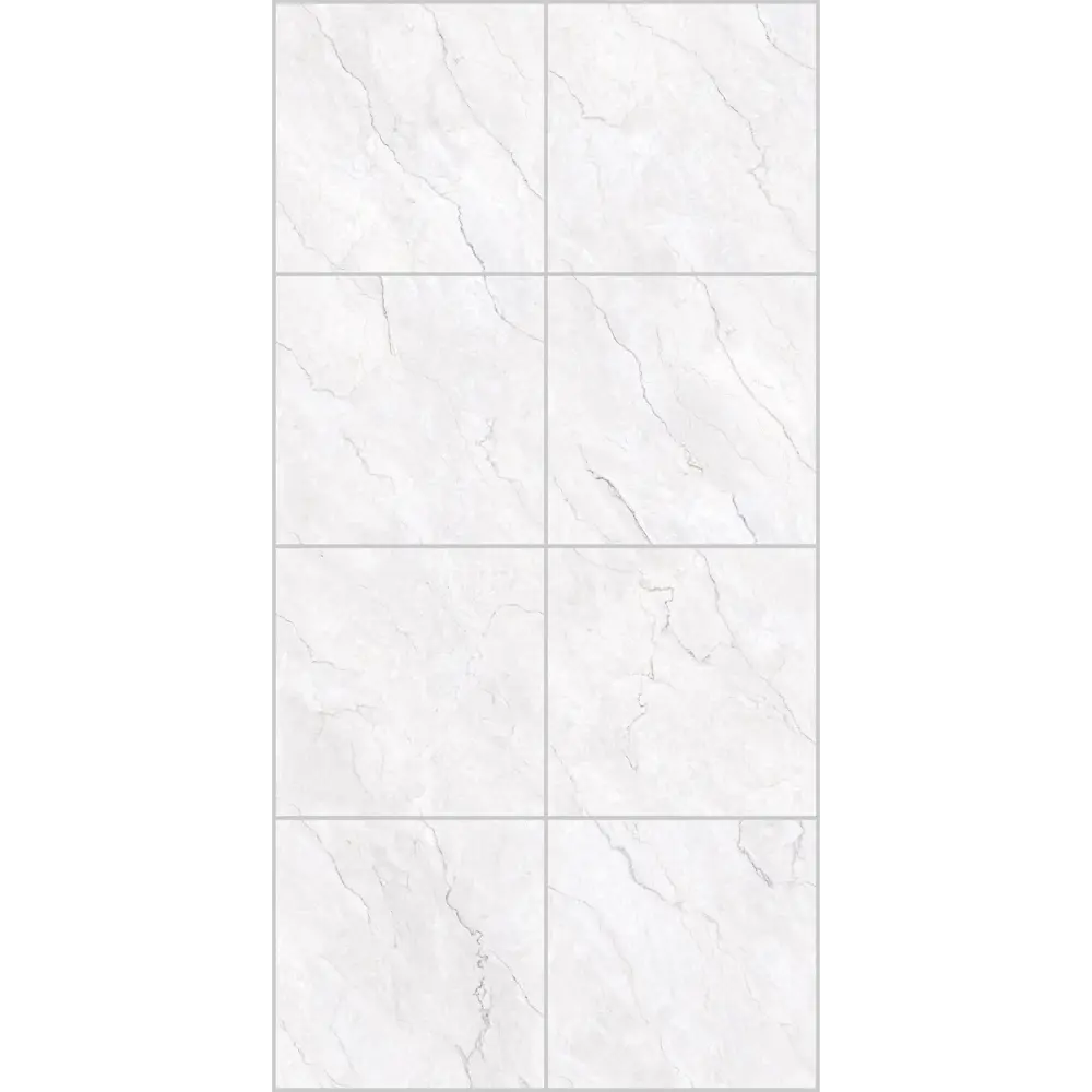 Глазурованный керамогранит Lumiere 80x80 см 1.92 м² матовый цвет светло-серый Santreyd CARVING STLM-2031913 - Вид №2
