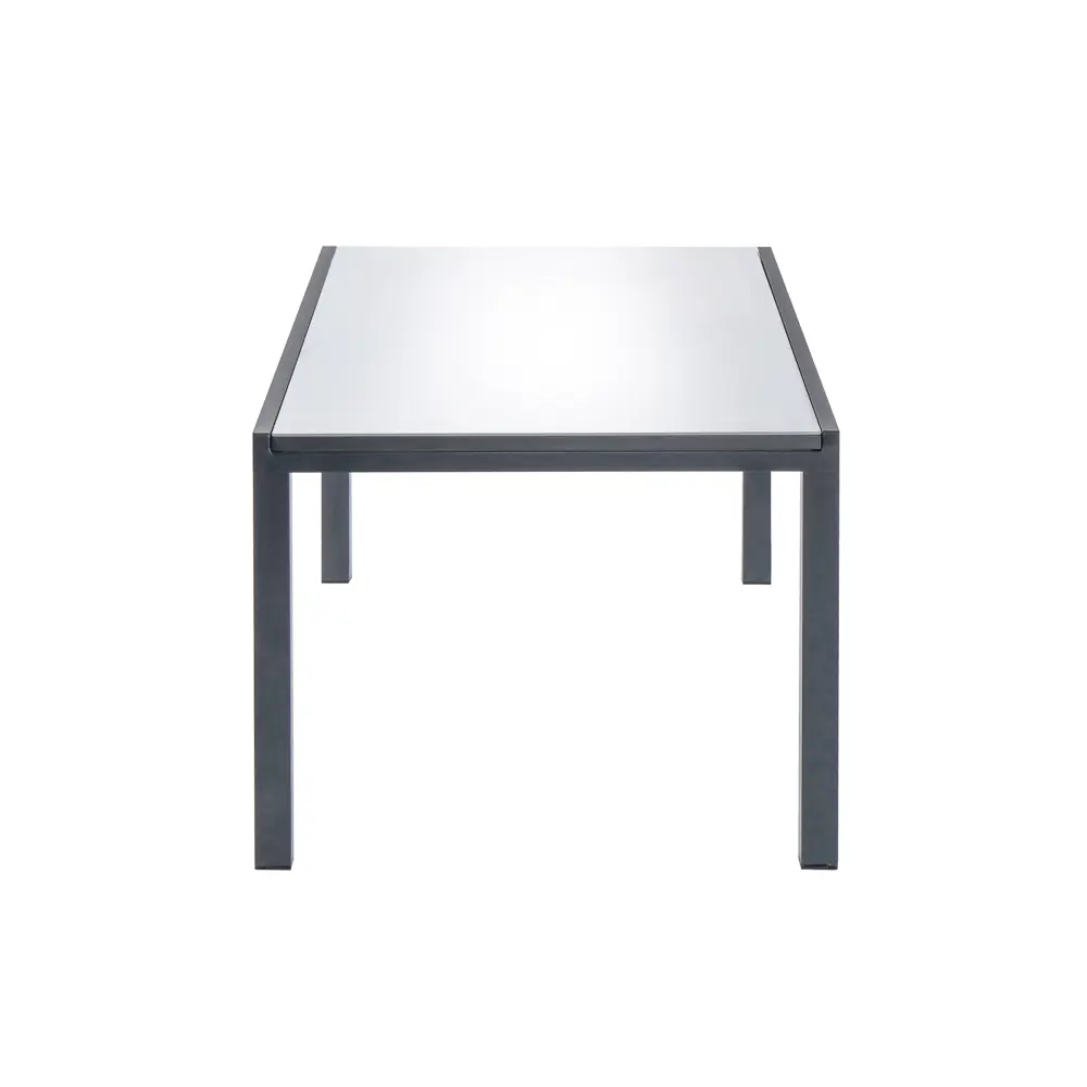 Стол садовый раздвижной Naterial Lyra Up&Down 180-260х90х75 см алюминий/стекло темно-серый STLM-2015368 - Вид №9
