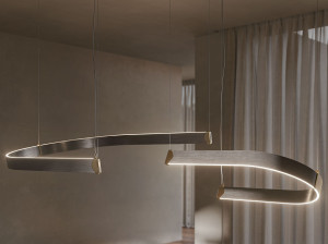 Стальной светодиодный подвесной светильник