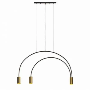 Подвесной светильник металлический черный Volta 5043-3 LOFT IT 5043 00-3890270 Черный