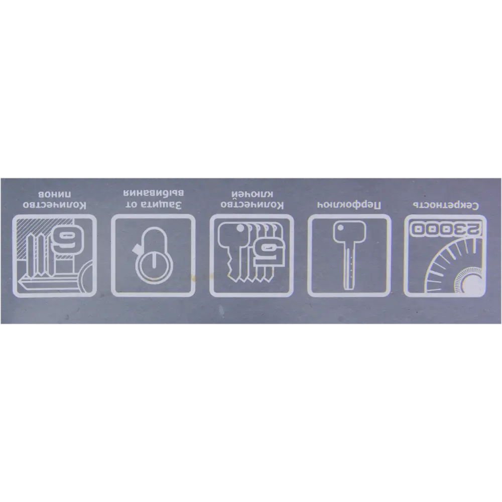 Цилиндр перфорированный Al 70 С T01 CP ключ-вертушка, хром PALLADIUM STLM-2091248 - Вид №2