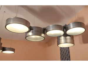 Металлический подвесной светильник