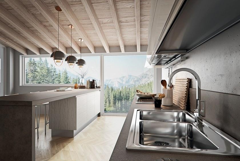 Colombini Casa Полимерная кухня на заказ sun-id-1358637 - Вид №32