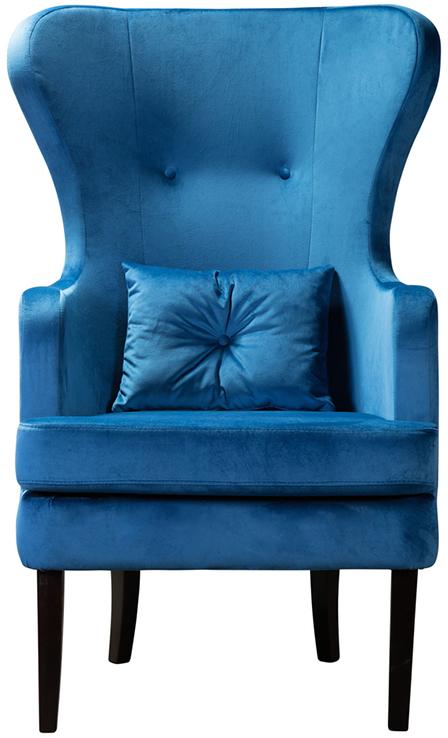 1226 Кресло Хилтон Сканди Блю R-HOME 400081_Блю - Вид №1