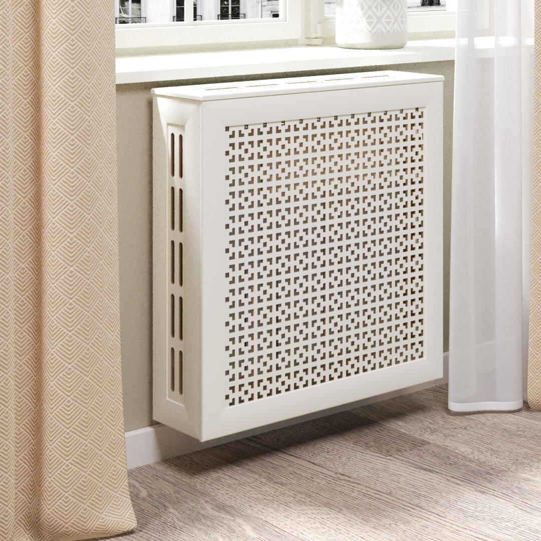 Экран для радиатора 60х60 см Дамаско белый STELLA Standart STSR-1138 - Вид №1