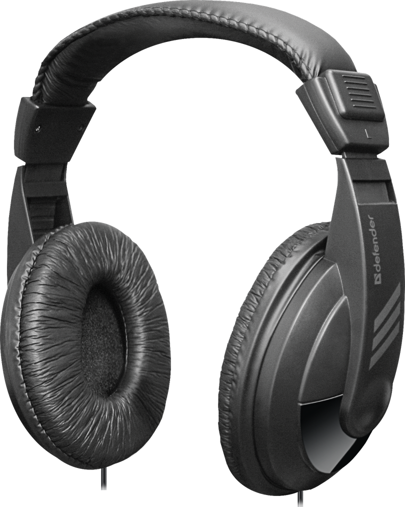 63751 наушники накладные gryphon 751 черный, кабель 2 м Defender Santreyd  - Вид №4