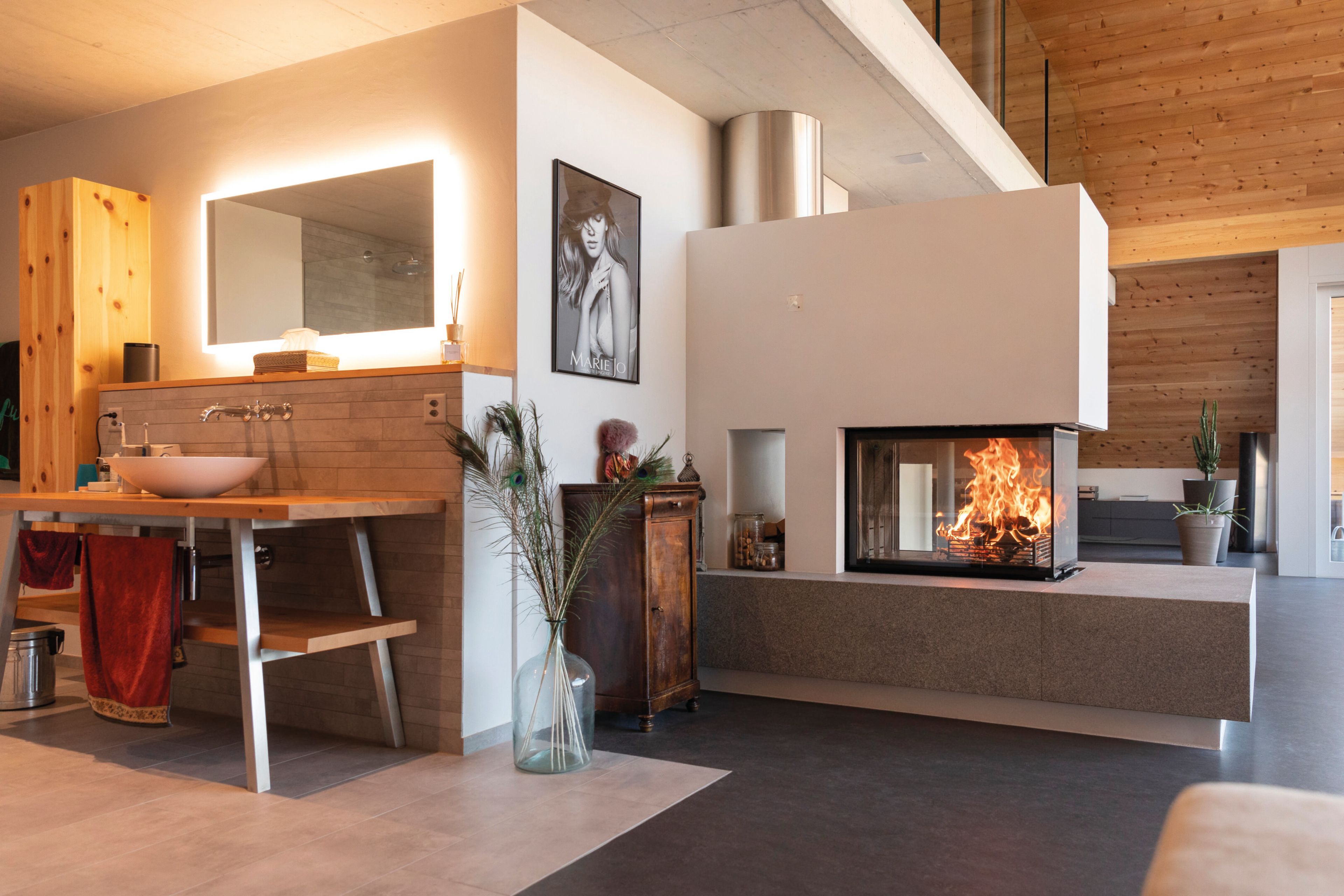 Дровяной камин с тройным фасадом RÜEGG RIII 55x56x80 Star ARCH-00140416 - Вид №3