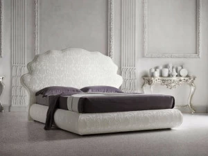 Felis Мягкая двуспальная кровать в классическом стиле тканью Bed stories