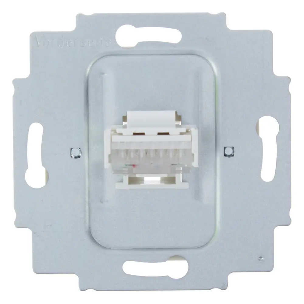 Телефонная розетка встраиваемая ABB Basic 55 RJ11, цвет бежевый Basic55 STLM-2039718 - Вид №1