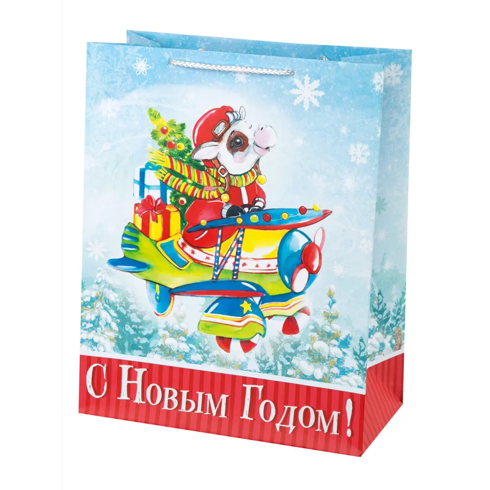 Пакет подарочный «На самолете» 26x32 см Santreyd STLM-2063752