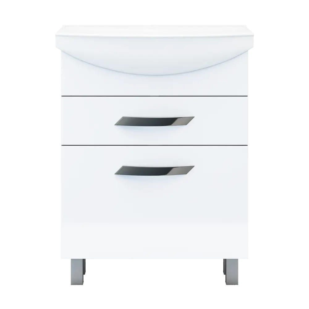 Тумба под раковину Vigo Moss 65 см, цвет белый STLM-2124504