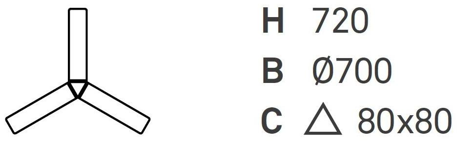 ONDARRETA Основание стола из стали sun-id-1473887 - Вид №4