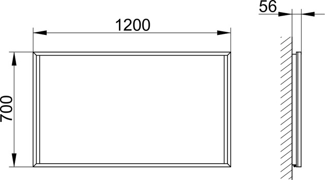 19095012500 Зеркало хрустальное KEUCO Edition 90 - Вид №4
