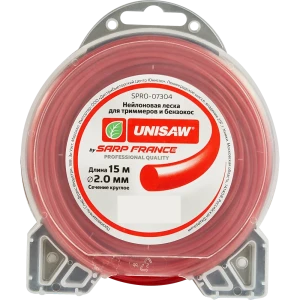 Леска для триммера Unisaw ø2.0 мм 15 м круглая 86669570 STLM-2041283