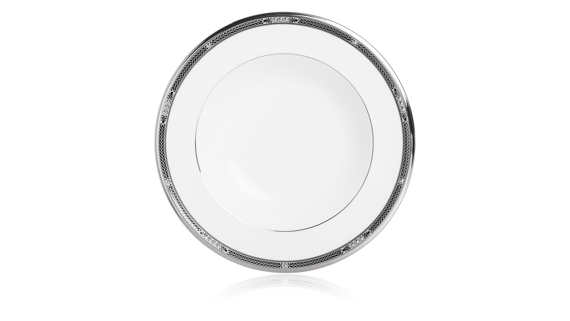 10654836 Noritake Сервиз столовый Noritake "Чатлайн, платиновый кант" 6/27 Фарфор костяной  - Вид №6