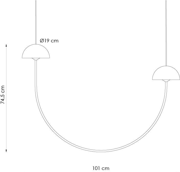 luxcambra Светодиодный подвесной светильник из латуни Champignon C_black_1336 - Вид №7