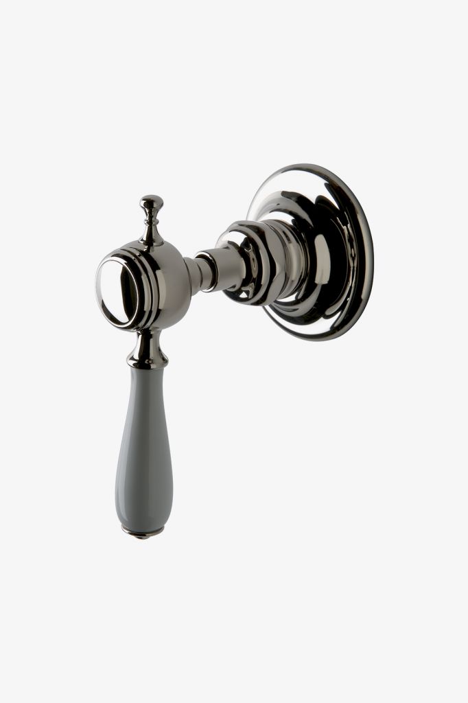 JUVC51 Облицовка регулирующего клапана Julia с белой фарфоровой ручкой Waterworks