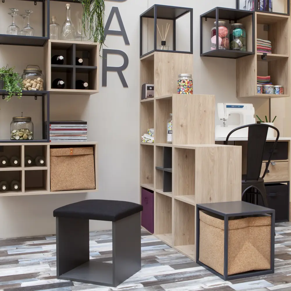 Короб Spaceo KUB L 31x31x31 см 30 л пробковый STLM-2151702 - Вид №2