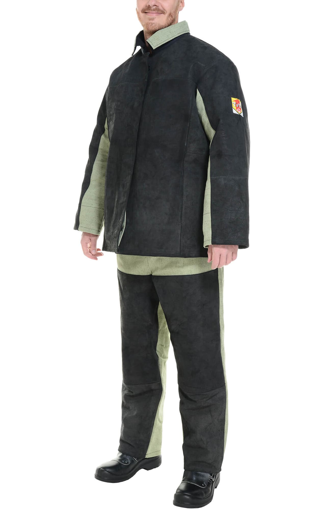 68915 Костюм брезентовый комбинированный cпилком со съемным утеплителем  Одежда для сварщиков  размер 60-62/170-176 Спецодежда  - Вид №7