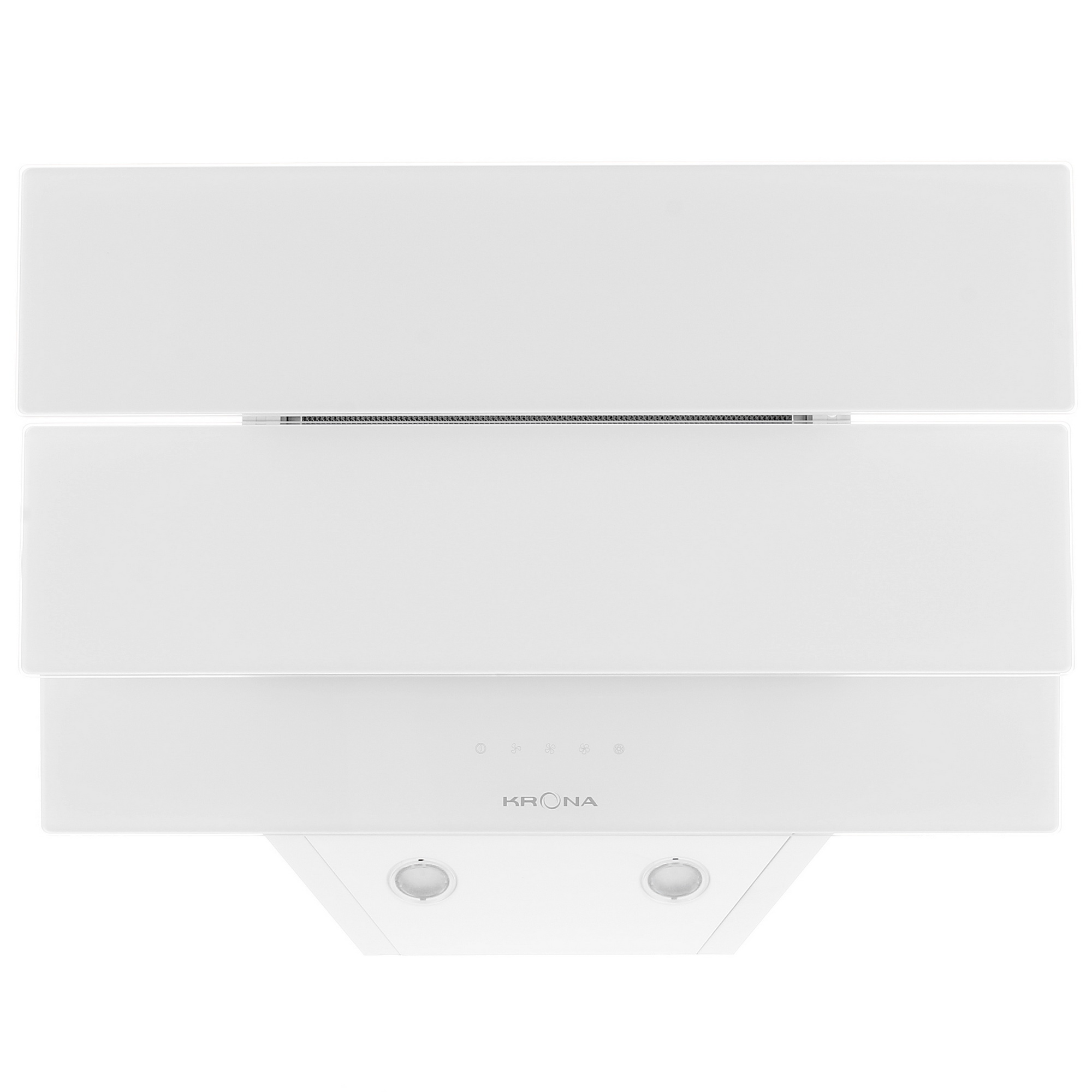 5304626 Вытяжка наклонная KRONA AURORA 600 white S белый/белый STDN-0106755 - Вид №1