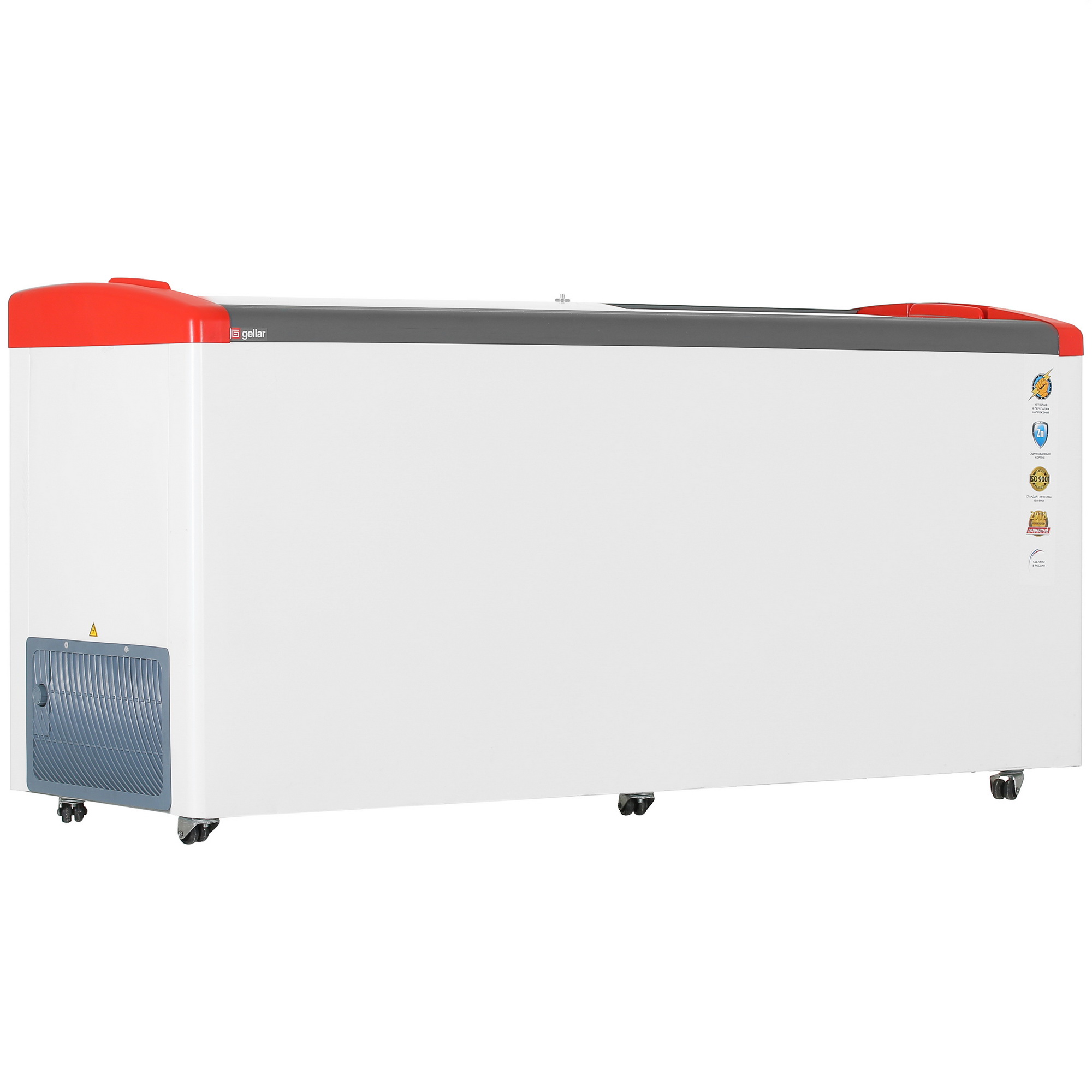 1229601 Морозильный ларь Frostor Gellar FG 700 E белый, красный STDN-0136003