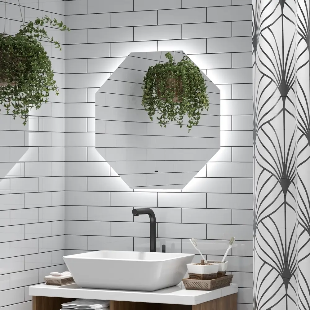 Зеркало для ванной Midnight с подсветкой 65x65 см Santreyd STLM-2000168