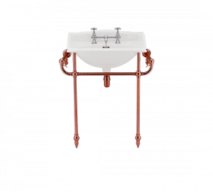 Gentry Home Таз большой белый Victorian Медь GH100862