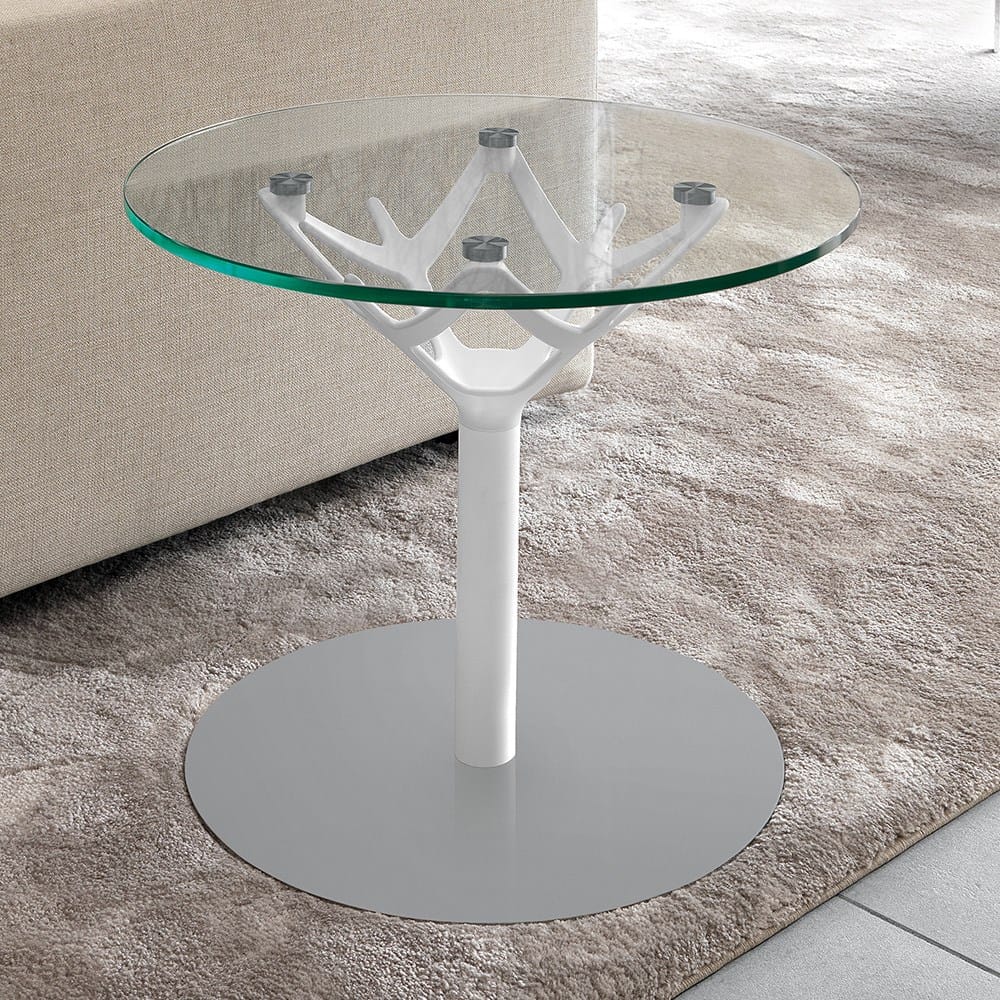 Круглый стеклянный журнальный столик Caimi Brevetti CICERONE ARCH-00129889 - Вид №2