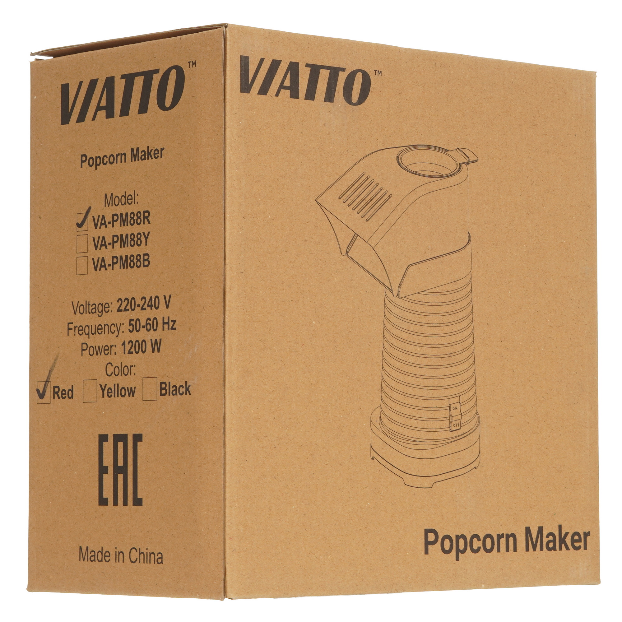 9077117 Попкорница Viatto VA-PM88R STDN-0044898 - Вид №6