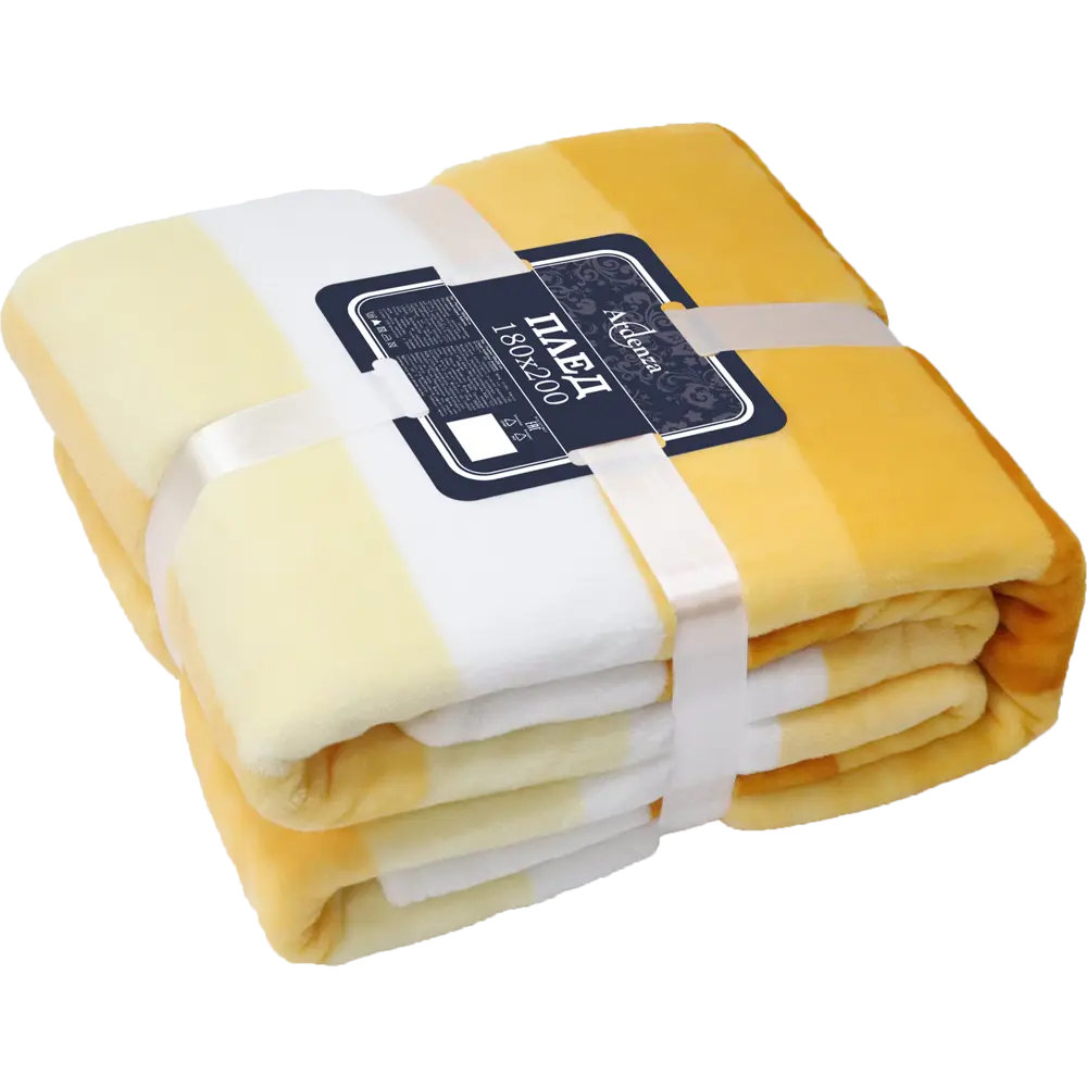 Плед «Gradient» 180x200 см фланель цвет желтый Santreyd STLM-2205737