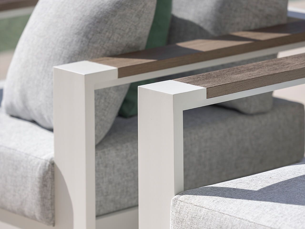 Тканевое садовое кресло с подлокотниками Les Jardins® ранчо ARCH-00094758 - Вид №7