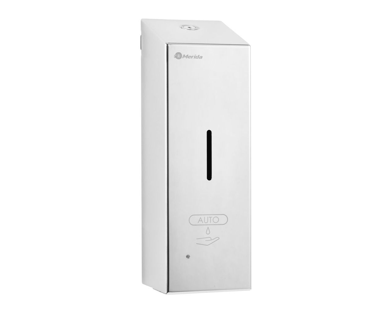 DSP220 Бесконтактный автоматический дозатор пенного мыла STELLA AUTOMATIC SLIM для одноразовых картриджей 800 мл, полированная сталь Merida 