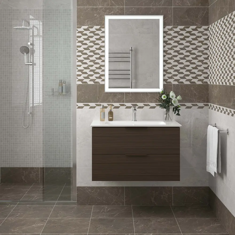 Бордюр настенный Kerama Marazzi Феррара-Фоджа VT/A590/7000 50x6.3 см матовый цвет белый коричневый 87653964 STLM-2072205 - Вид №5