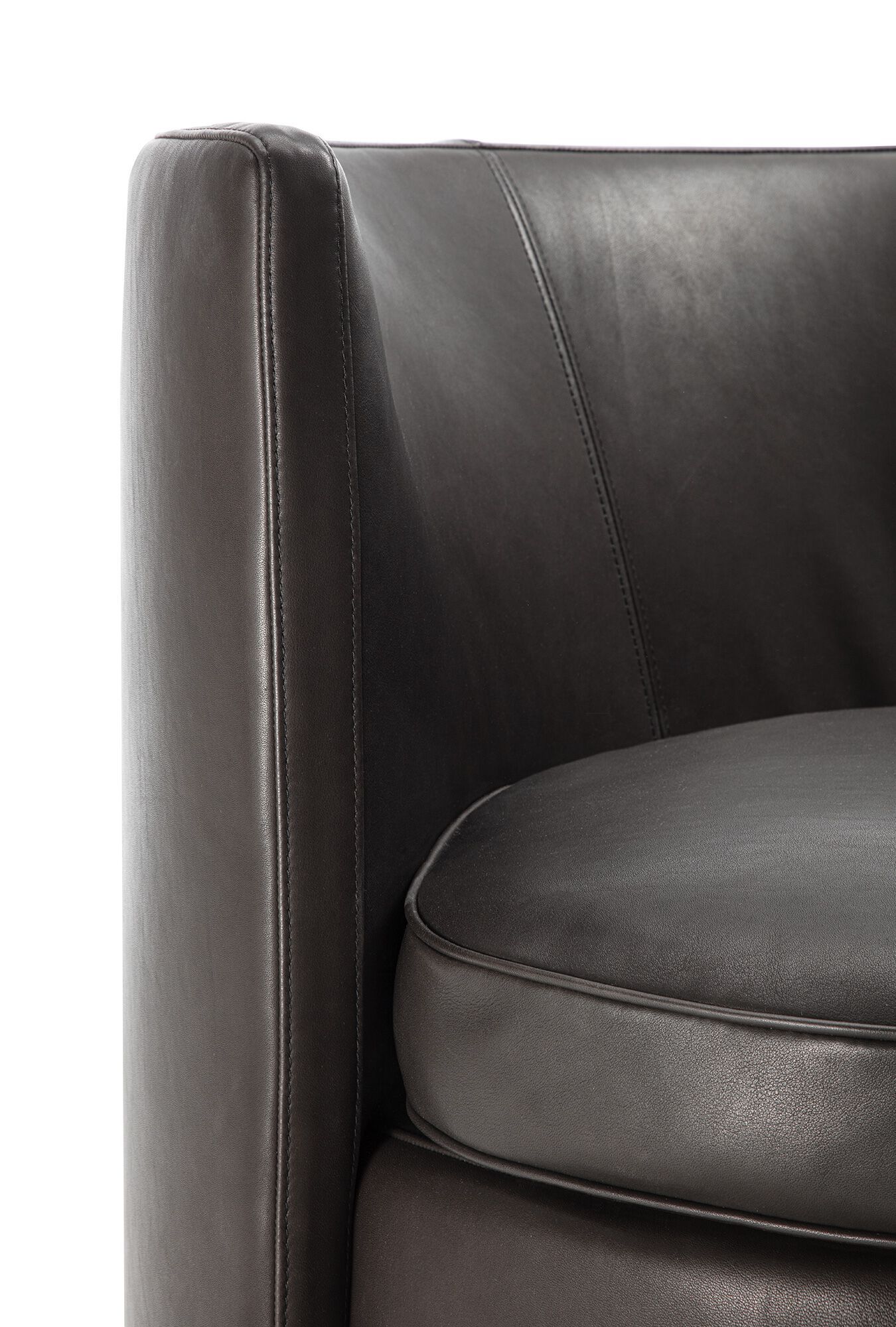 Кожаное кресло с подлокотниками Frigerio Lou ARCH-00087942 - Вид №2