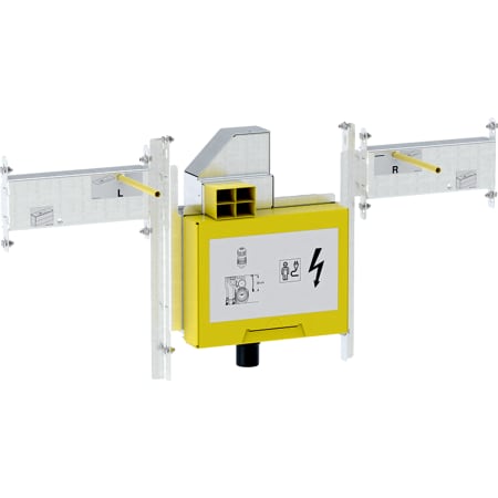 461.484.00.1 Комплект Geberit GIS для раковины Geberit ONE с внутристенным поворотным сифоном, с внутристенным Clou Geberit 