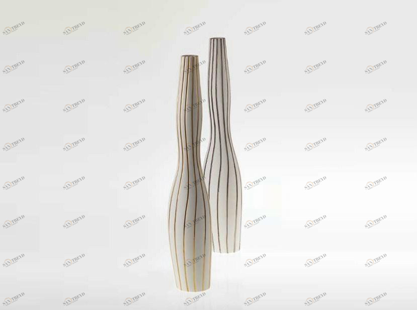 Fos Ceramiche Фарфоровая ваза Antithesis oro e platino Br-2001