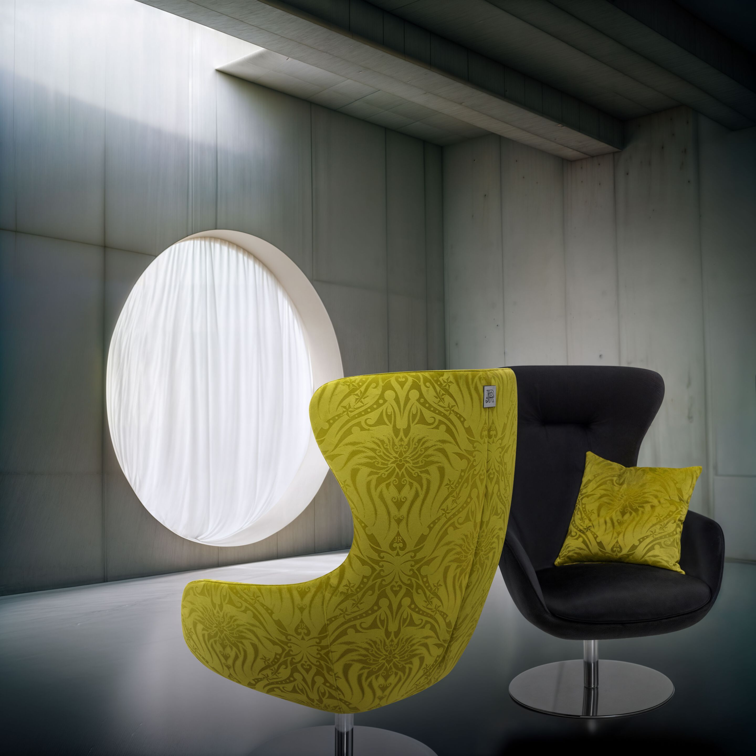 Вращающееся кресло с высокой спинкой Formitalia John Richmond ARCH-00141586 - Вид №4