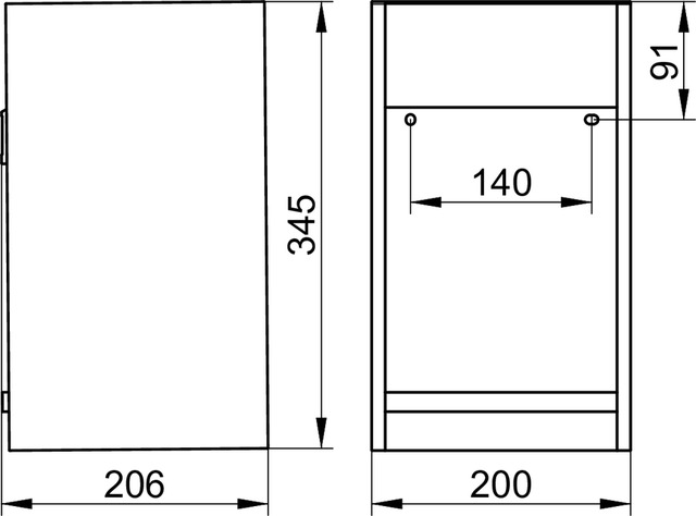 11172380000 Корзинка для гостевых полотенец KEUCO Edition 11 - Вид №2