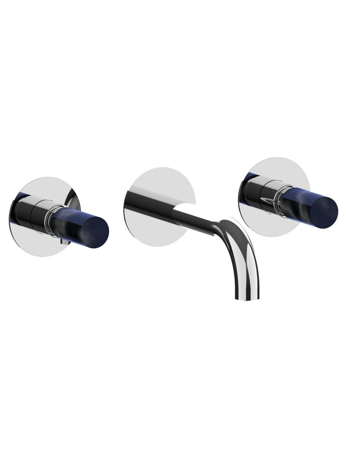 Настенный смеситель для раковины с 3 отверстиями без слива Rubinetterie Frattini Pepe XL ARCH-00037632 - Вид №1