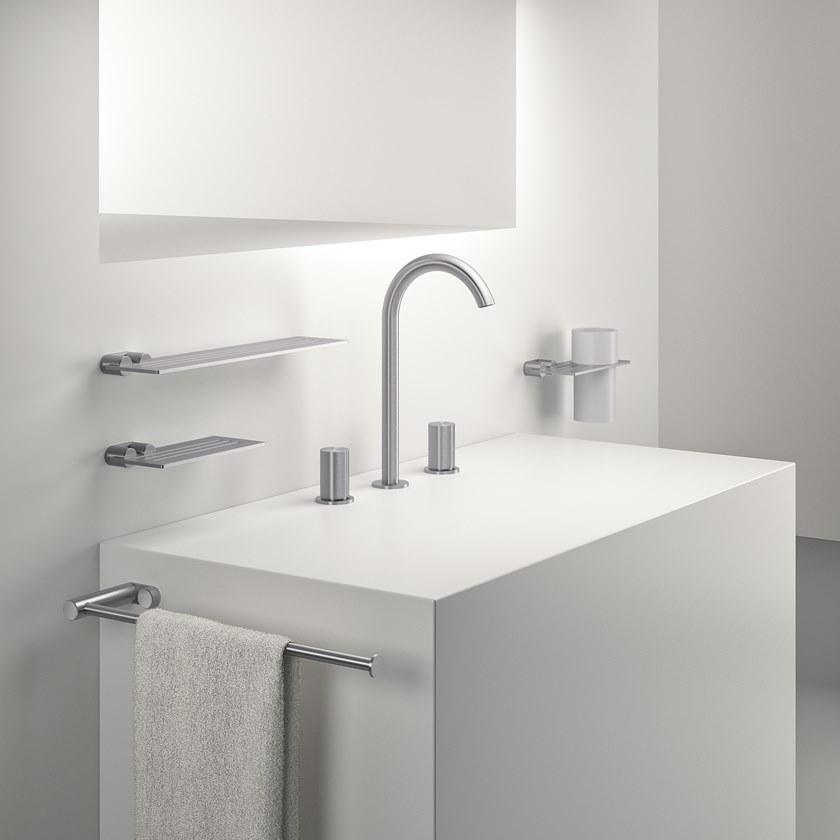 ZAZZERI Смеситель для раковины на 3 отверстия из нержавеющей стали Z316 sun-id-1461559 - Вид №1