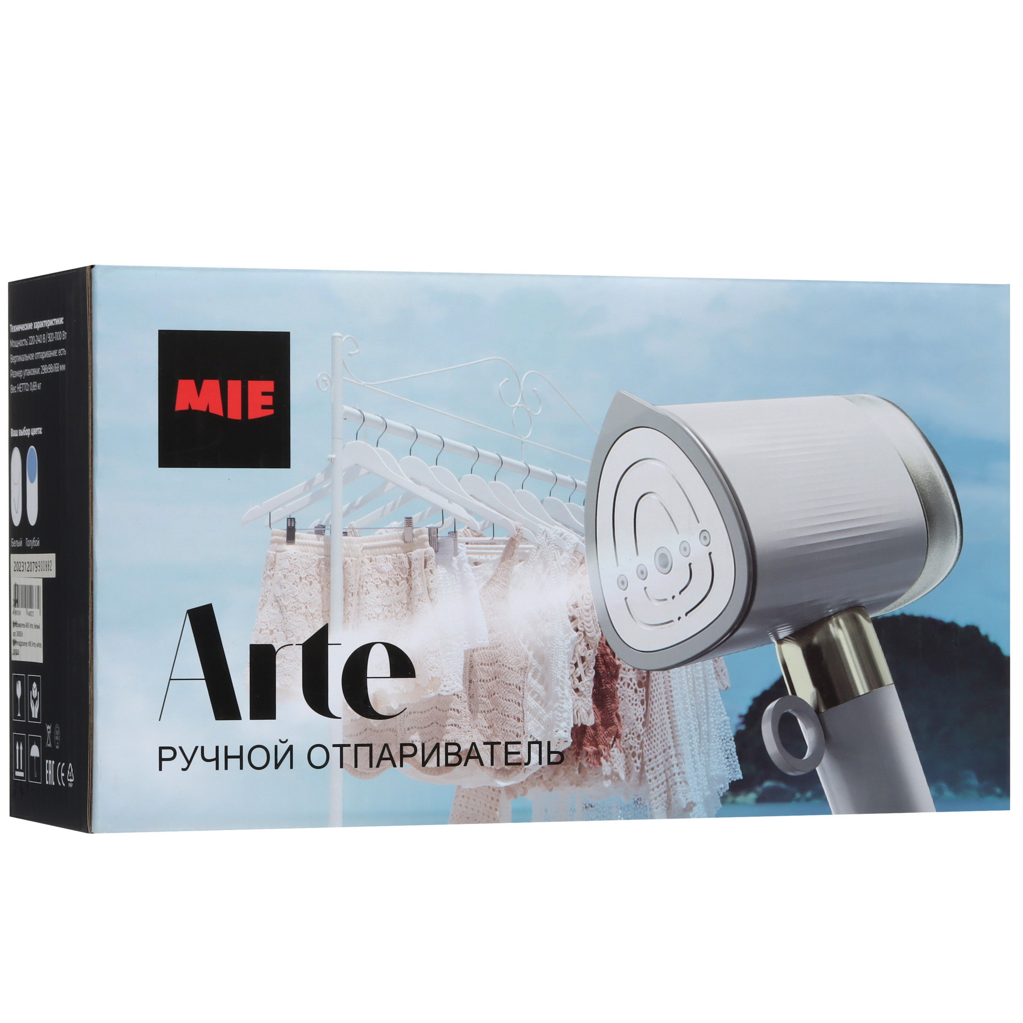 9134609 Отпариватель MIE Arte White белый STDN-0131423 - Вид №10