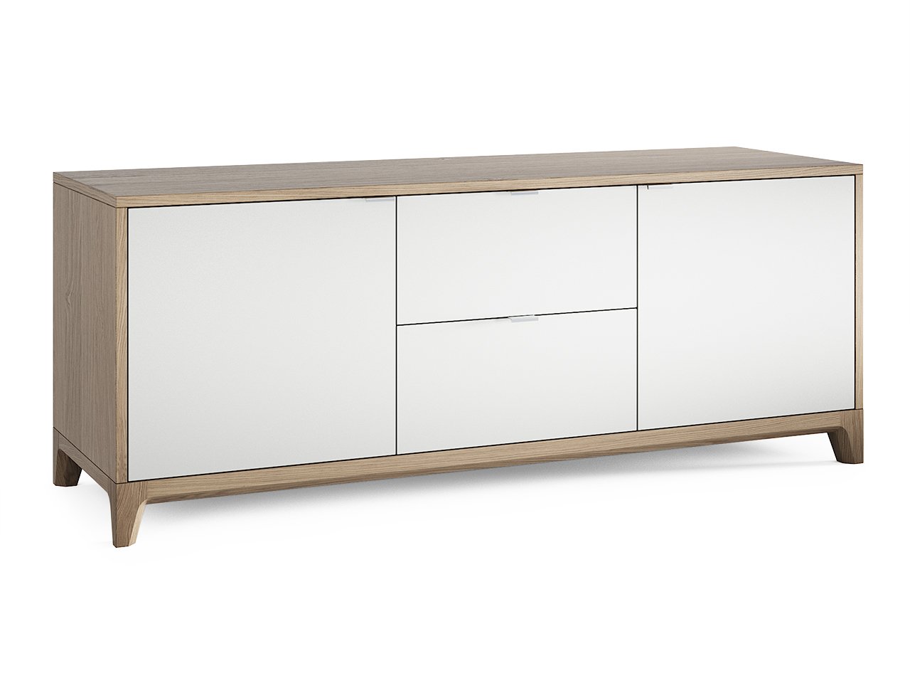 Тумба под телевизор с ящиками молочная Case THE IDEA  210242 Бежевый;белый  - Вид №1