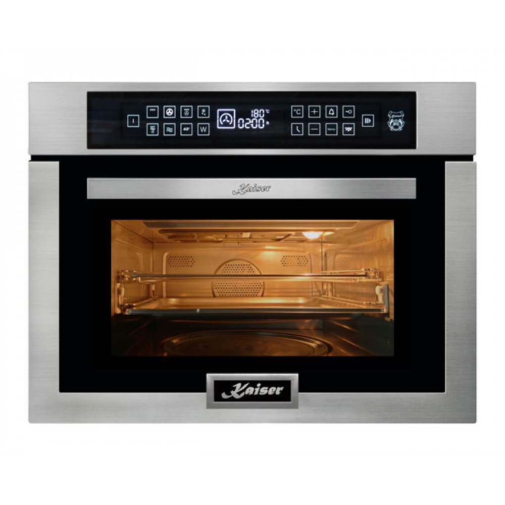 5370967 Встраиваемая микроволновая печь Kaiser EM 6307 R серебристый STDN-0063017 - Вид №1
