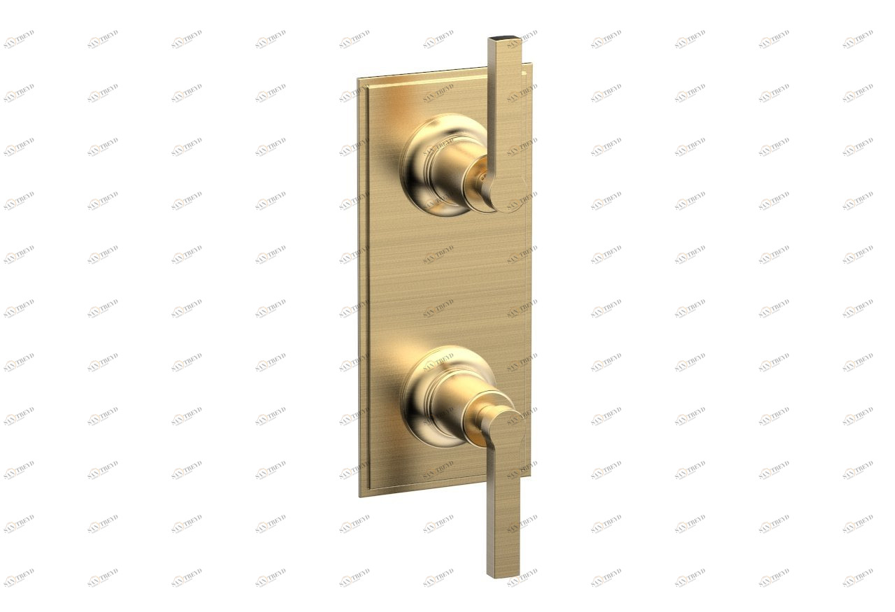 Регулятор напора HEX MODERN Phylrich  4-106-026 Satin Brass 